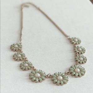 LOFT Flower Statement Necklace